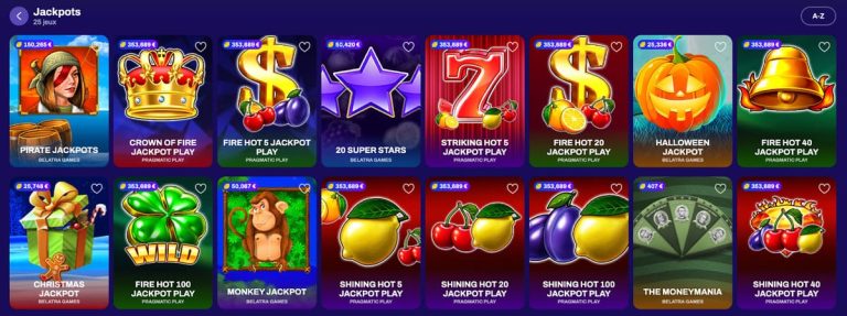Candyspinz Casino jeux